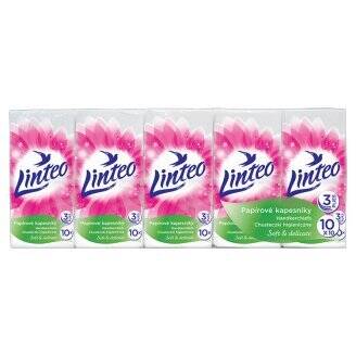 Jip Linteo satin papírové kapesníčky 10x10 ks, 3-vrstvé 100ks nabídka