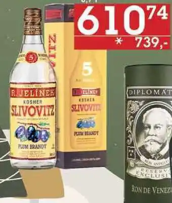 Jip R. jelínek slivovice bílá 50%, 0,7 l nabídka