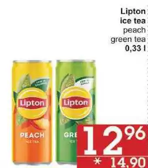 Jip Lipton ice tea peach, 0,33 l nabídka