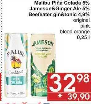 Jip Malibu piňa colada 5%, 0,25 l nabídka
