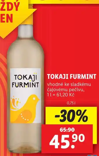 Lidl Tokaji furmint, 0,75 l nabídka