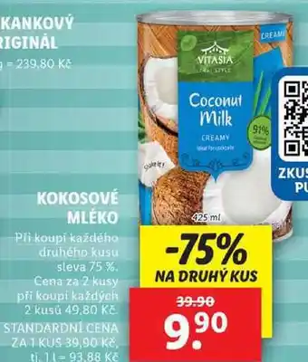 Lidl Kokosové mléko, 425 ml nabídka