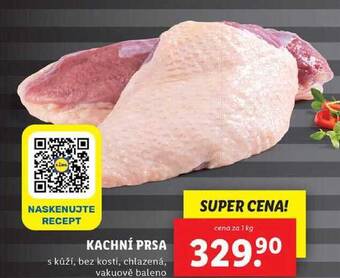 Lidl Kachní prsa, cena za 1 kg nabídka