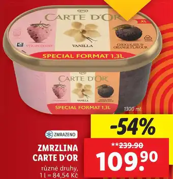 Lidl Zmrzlina carte d'or, 1300 ml nabídka