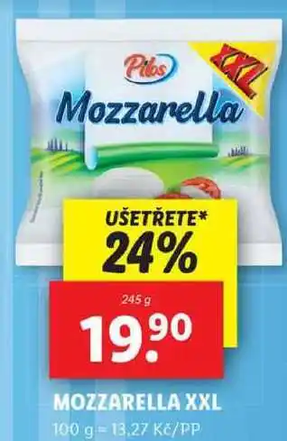 Mozzarella xxl, 245 g