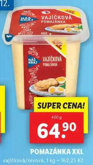 Lidl Pomazánka xxl, 400 g nabídka