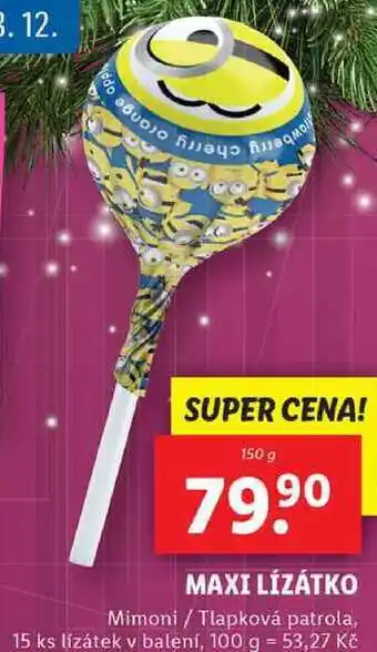 Lidl Maxi lízátko, 150 g nabídka
