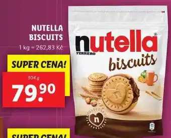 Lidl Nutella biscuits, 304 g nabídka