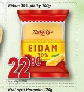 Hruška Eidam 30% plátky nabídka