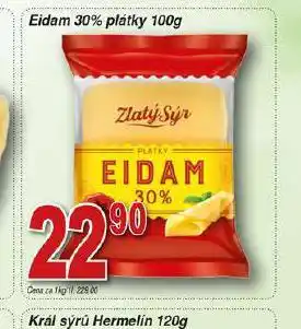 Hruška Eidam 30% plátky nabídka