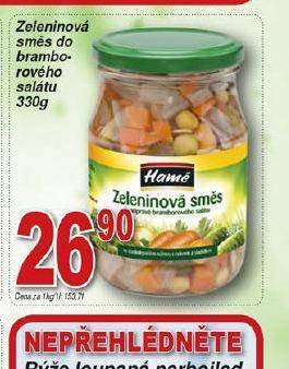 Hruška Hamé zeleninová směs do bramborového salátu nabídka