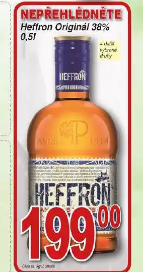 Hruška Heffron originál 38% nabídka