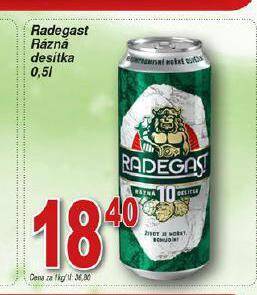 Hruška Pivo radegast rázná 10 nabídka