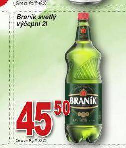 Hruška Pivo braník nabídka