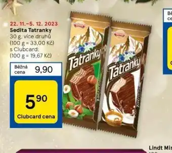 Tesco Sedita tatranky nabídka