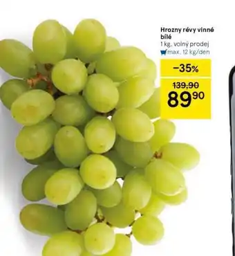 Tesco Hrozny révy vinné bílé nabídka