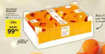Tesco Mandarinky nabídka