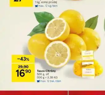 Tesco Citrony nabídka