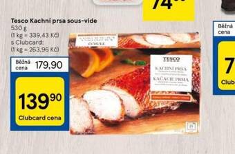 Tesco Kachní prsa sous-vide nabídka