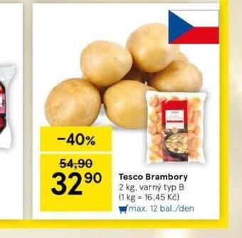 Tesco Tesco brambory nabídka
