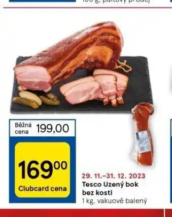 Tesco Uzený bok bez kosti nabídka