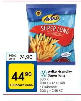 Tesco Aviko hranolky super long nabídka