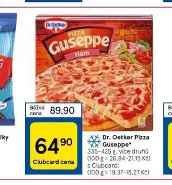 Tesco Dr. oetker pizza guseppe nabídka
