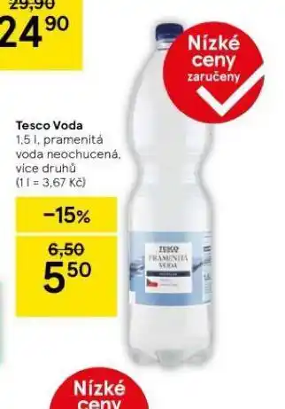 Tesco Tesco voda nabídka