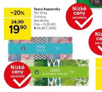 Tesco Tesco kapesníky nabídka