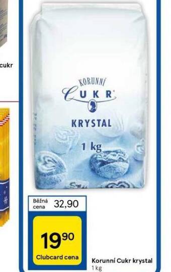 Tesco Korunní cukr krystal nabídka