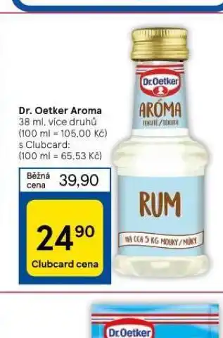 Tesco Dr. oetker aroma nabídka