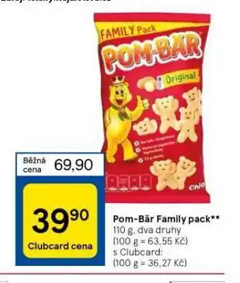 Tesco Pom bär family pack nabídka