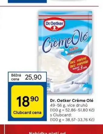 Tesco Dr. oetker vréme olé nabídka