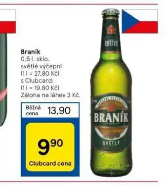 Tesco Pivo braník nabídka