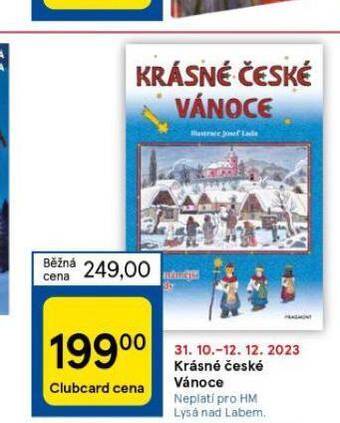 Tesco Krásné české vánoce nabídka