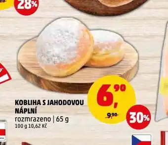 Penny Market Kobliha s jahodovou náplní nabídka