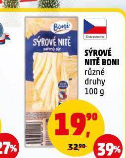 Penny Market Sýrové nitě nabídka