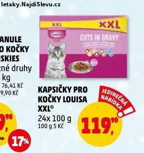 Penny Market Kapsičky pro kočky louisa nabídka