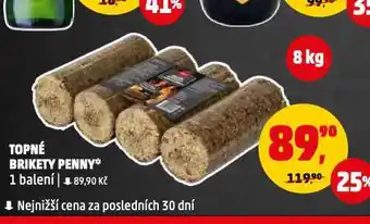 Penny Market Topné brikety nabídka