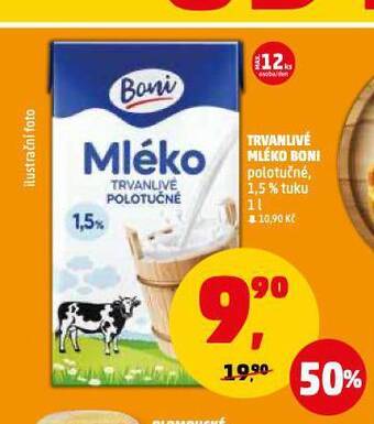 Penny Market Trvanlivé mléko nabídka