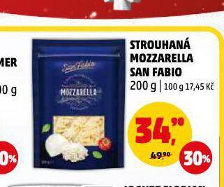 Penny Market Strouhaná mozzarella san fabio nabídka