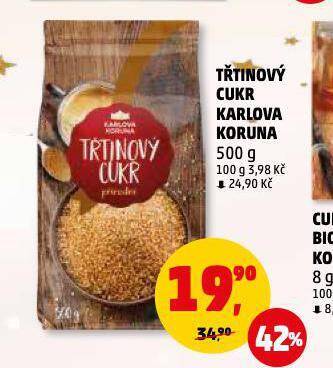 Penny Market Třtinový cukr nabídka