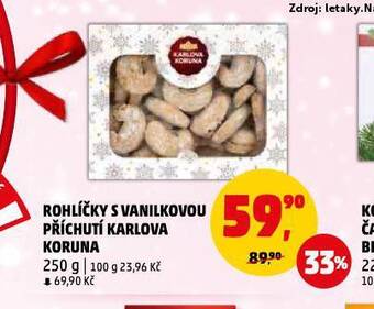 Penny Market Rohlíčky s vanilkovou příchutí nabídka