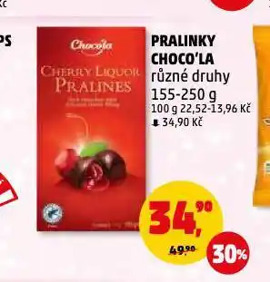 Penny Market Pralinky choco'la nabídka