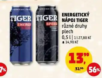 Penny Market Energetický nápoj tiger nabídka