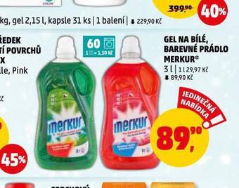Penny Market Merkur prací gel nabídka