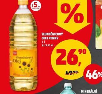 Penny Market Slunečnicový olej nabídka