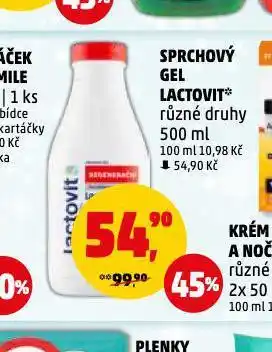 Penny Market Lactovit sprchový gel nabídka