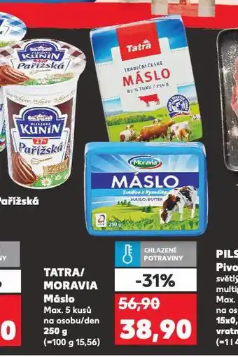 Kaufland Máslo nabídka