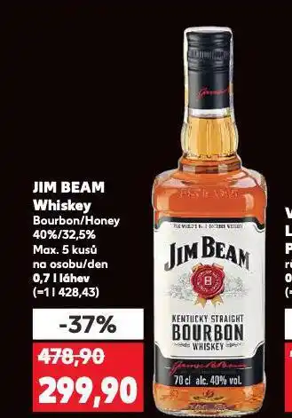 Kaufland Jim beam whiskey nabídka